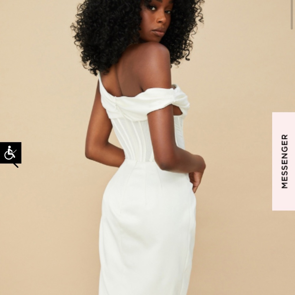 House of CB Lulu Ivory Dress-Size L